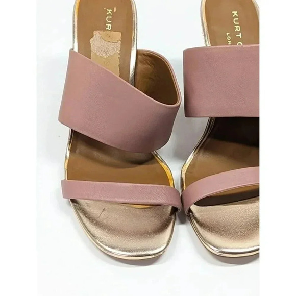Kurt Geiger London Women's Charing Wedge Sandals Pale Pink Size 39.5 (MSRP $185) - Picture 4 of 10